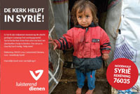 flyer noodhulp syrië